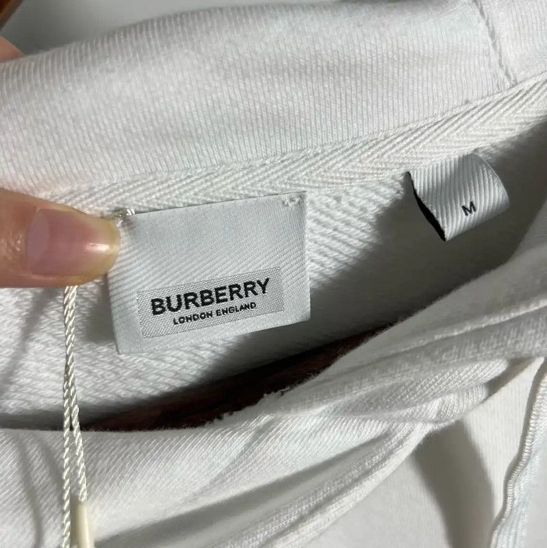 Burberry Burberry White Cotton Men's Hoodie with Unicorn Print Size US M / EU 48-50 / 2 - 3 Thumbnail