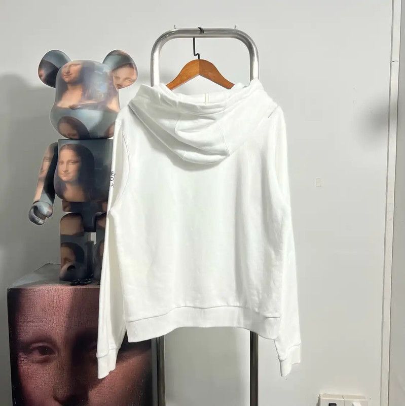 Burberry Burberry White Cotton Men's Hoodie with Unicorn Print Size US M / EU 48-50 / 2 - 2 Thumbnail