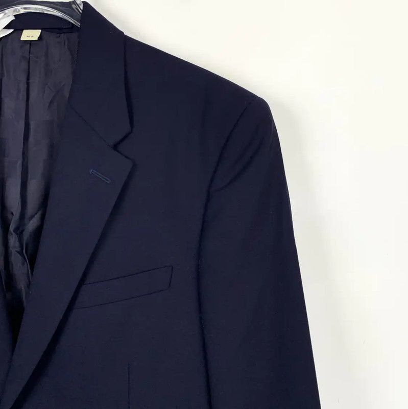 Burberry Burberry Navy Wool Men's Blazer Jacket Size US S / EU 44-46 / 1 - 3 Thumbnail