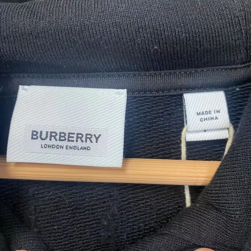 Burberry Burberry Black Cotton Men's Hoodie Size US S / EU 44-46 / 1 - 3 Thumbnail