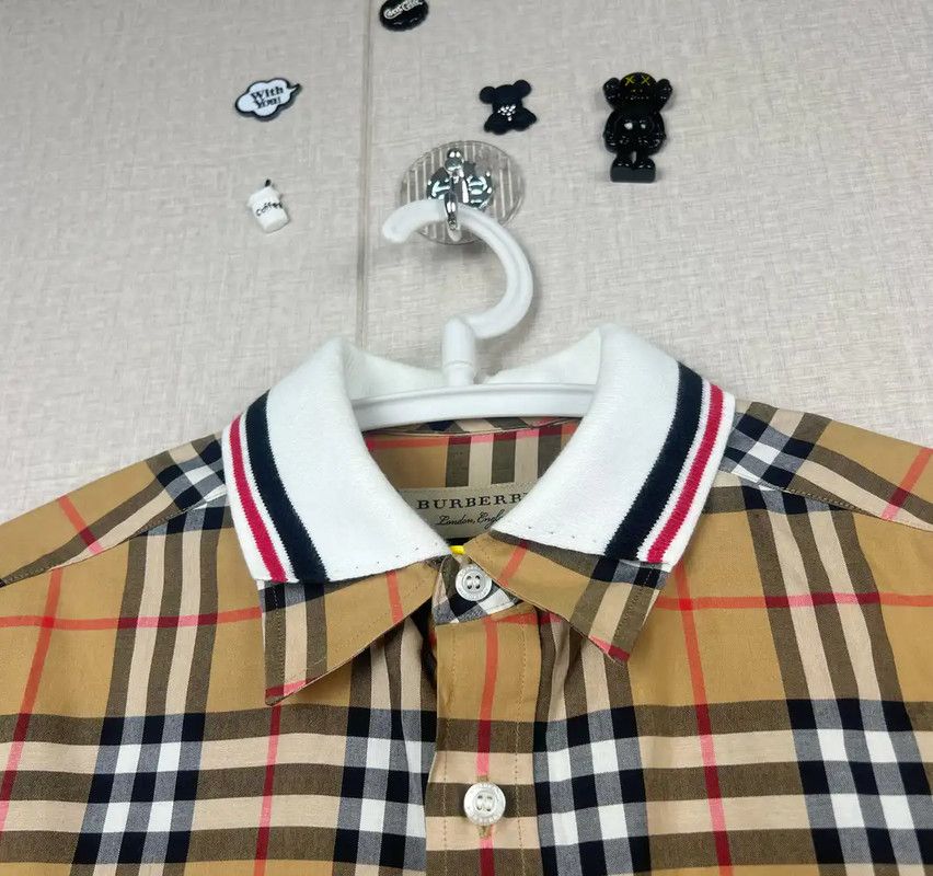 Burberry Burberry Yellow Cotton Long Sleeve Shirt Size US S / EU 44-46 / 1 - 2 Thumbnail