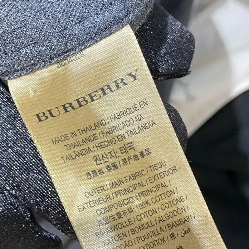 Burberry Burberry Gray Cotton Blend Men's Shirt Size US S / EU 44-46 / 1 - 10 Thumbnail