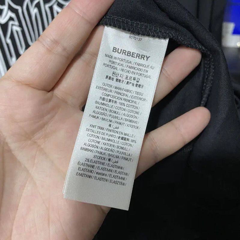 Burberry Burberry Black Cotton Long Sleeve Sweatshirt Size US XXL / EU 58 / 5 - 6 Thumbnail