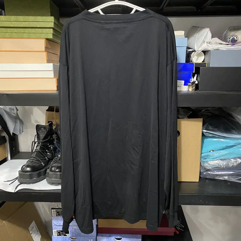 Burberry Burberry Black Cotton Long Sleeve Sweatshirt Size US XXL / EU 58 / 5 - 2 Thumbnail