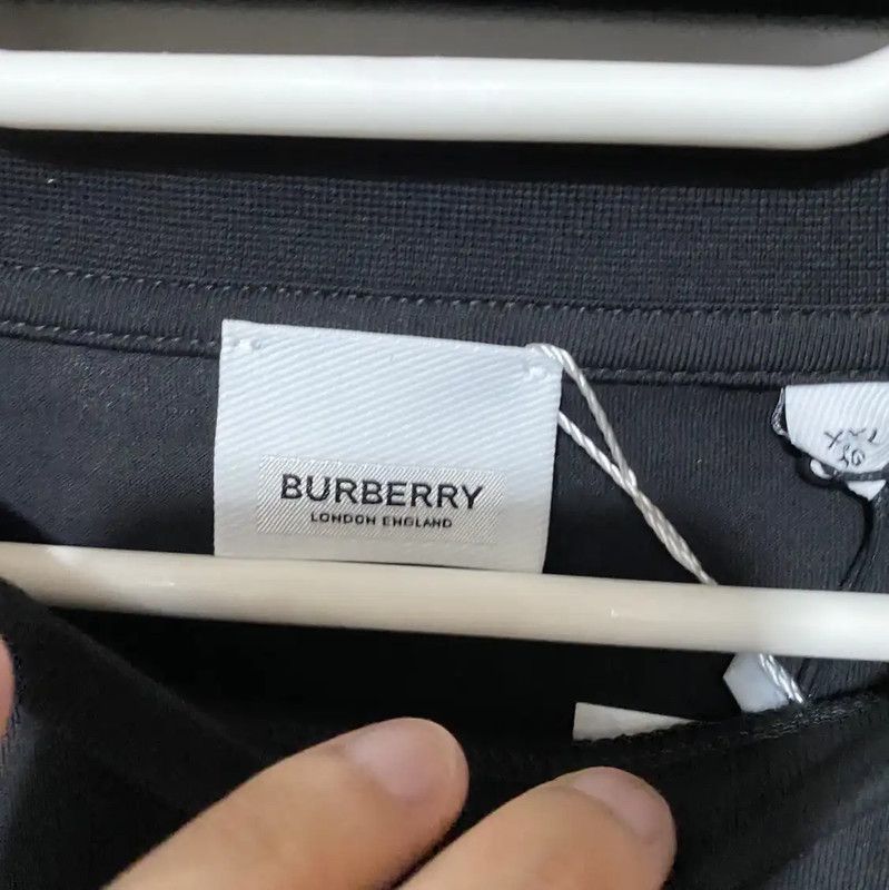 Burberry Burberry Black Cotton Long Sleeve Sweatshirt Size US XXL / EU 58 / 5 - 3 Thumbnail