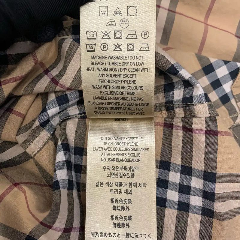 Burberry Burberry Brown Cotton Men's Shirt Size US M / EU 48-50 / 2 - 8 Thumbnail