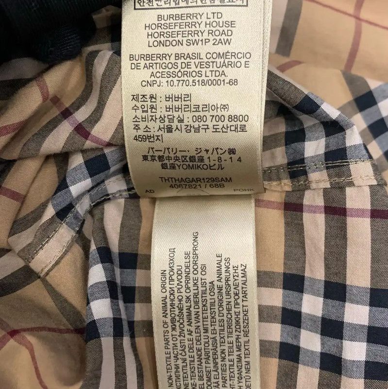 Burberry Burberry Brown Cotton Men's Shirt Size US M / EU 48-50 / 2 - 6 Thumbnail