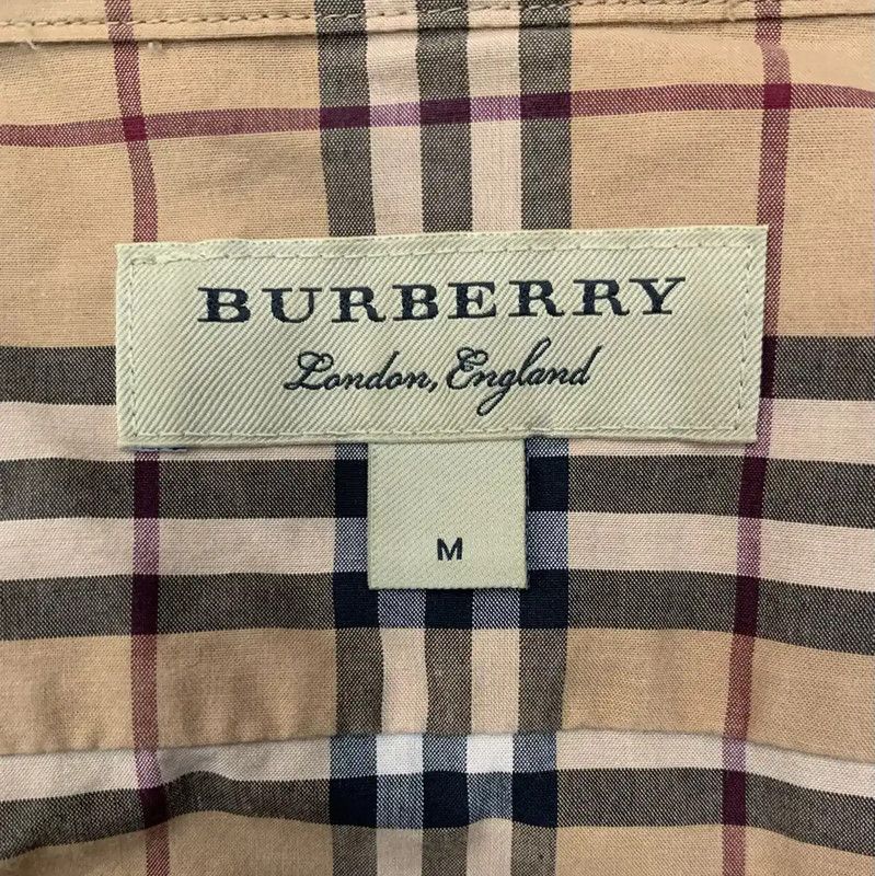 Burberry Burberry Brown Cotton Men's Shirt Size US M / EU 48-50 / 2 - 4 Thumbnail