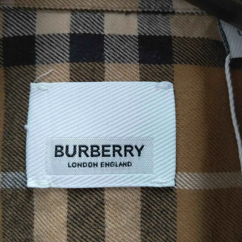 Burberry Burberry Khaki Long Sleeve Shirt for Men Size US L / EU 52-54 / 3 - 4 Thumbnail