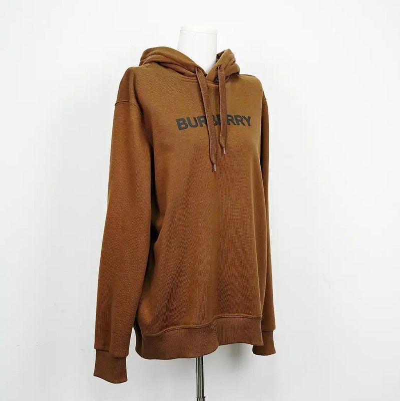 Burberry Burberry Brown Cotton Logo Hoodie for Men Size US M / EU 48-50 / 2 - 3 Thumbnail
