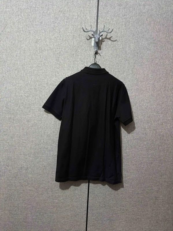 Burberry Burberry Black Cotton Embroidered Logo Polo Size US S / EU 44-46 / 1 - 2 Thumbnail