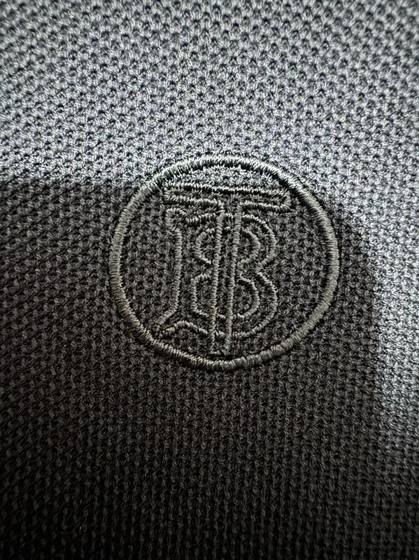 Burberry Burberry Black Cotton Embroidered Logo Polo Size US S / EU 44-46 / 1 - 3 Thumbnail