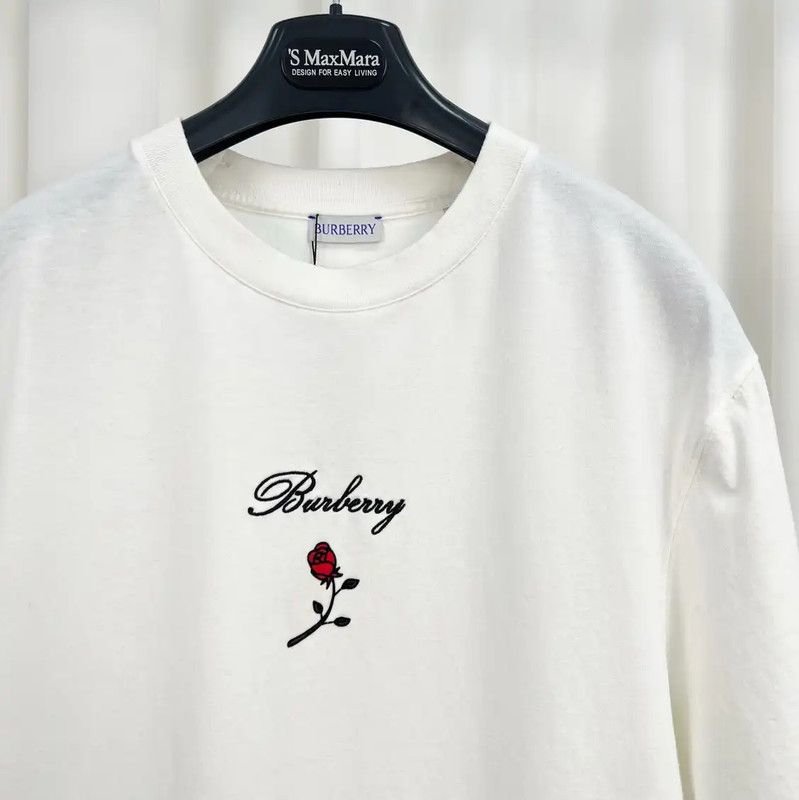 Burberry Burberry Embroidered Logo Short Sleeve T-Shirt Size US S / EU 44-46 / 1 - 3 Thumbnail