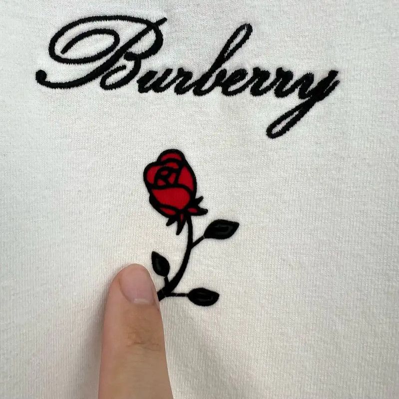 Burberry Burberry Embroidered Logo Short Sleeve T-Shirt Size US S / EU 44-46 / 1 - 5 Thumbnail