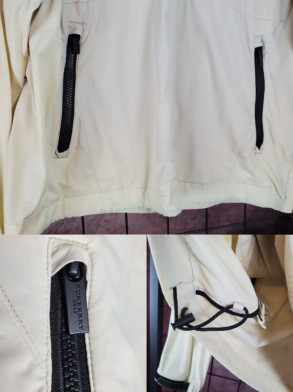 Burberry Burberry Beige Nylon V-Neck Long Sleeve Shirt Size US L / EU 52-54 / 3 - 7 Thumbnail
