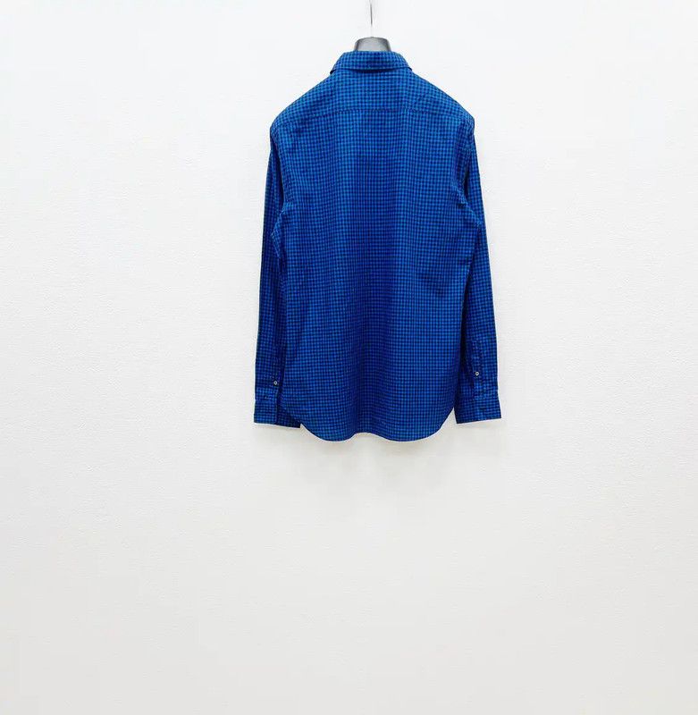 Burberry Burberry Men's Long Sleeve Blue Cotton Shirt Size US S / EU 44-46 / 1 - 4 Thumbnail