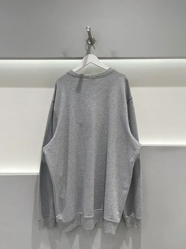 Burberry Burberry Gray Cotton Logo Long Sleeve Sweatshirt Size US XL / EU 56 / 4 - 2 Thumbnail