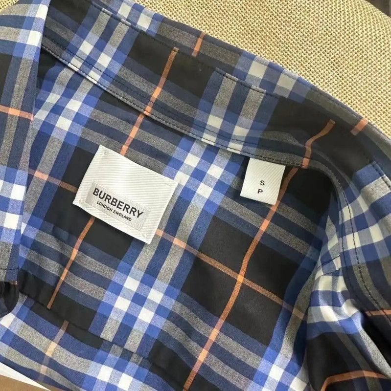 Burberry Burberry Short Sleeve Checkered Cotton Shirt Size US S / EU 44-46 / 1 - 4 Thumbnail
