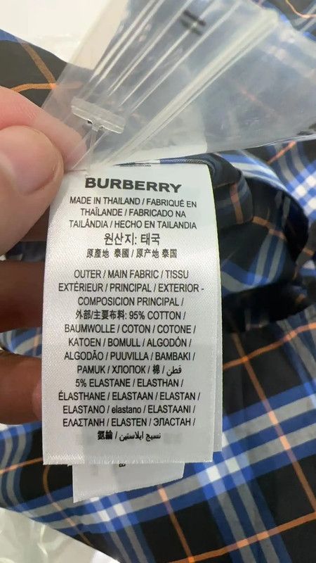 Burberry Burberry Short Sleeve Checkered Cotton Shirt Size US S / EU 44-46 / 1 - 6 Thumbnail