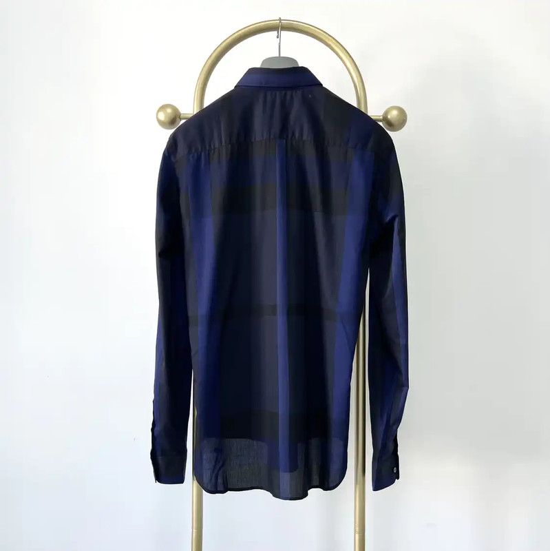 Burberry Burberry Men's Cotton Long Sleeve Shirt Size US M / EU 48-50 / 2 - 5 Thumbnail