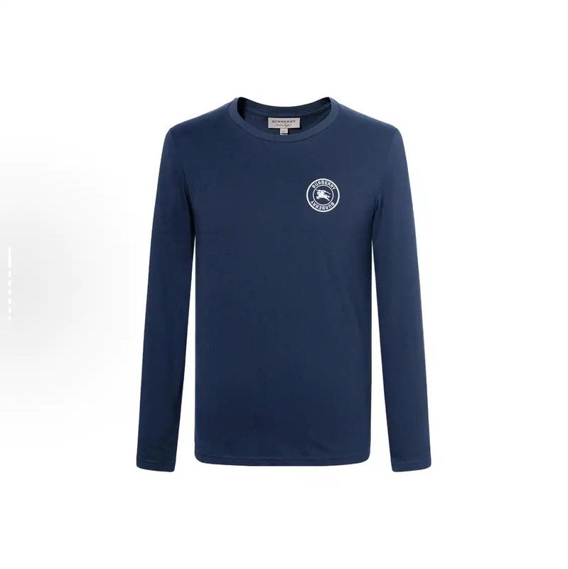 Burberry Burberry Blue Cotton Long Sleeve Sweatshirt Size US M / EU 48-50 / 2 - 7 Thumbnail