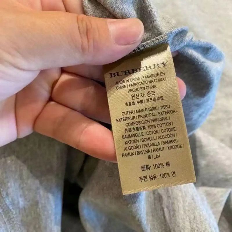 Burberry Burberry Blue Cotton Long Sleeve Sweatshirt Size US M / EU 48-50 / 2 - 5 Thumbnail