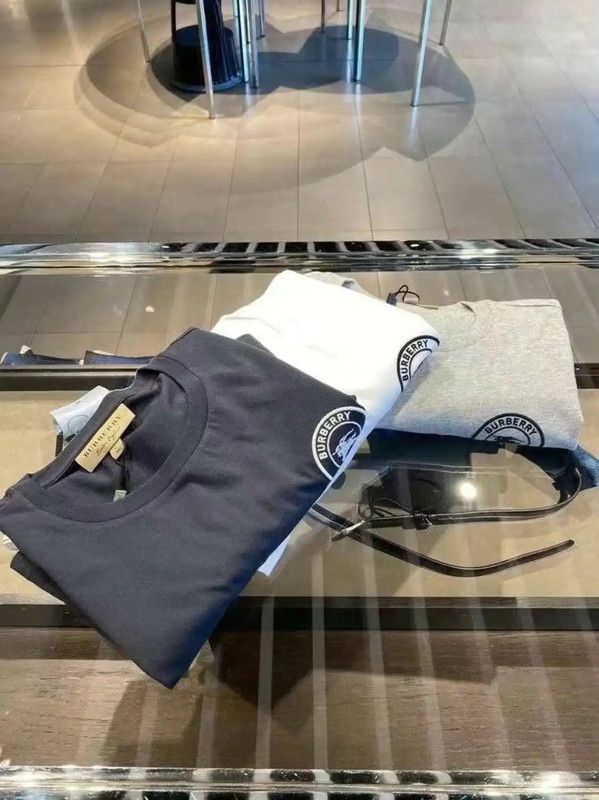 Burberry Burberry Blue Cotton Long Sleeve Sweatshirt Size US M / EU 48-50 / 2 - 6 Thumbnail