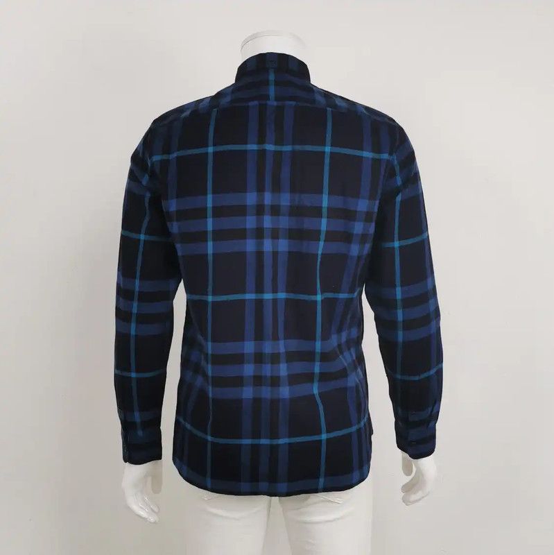 Burberry Burberry Men's Long Sleeve Plaid Shirt Size US M / EU 48-50 / 2 - 2 Thumbnail