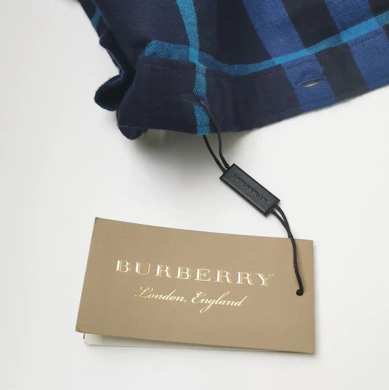 Burberry Burberry Men's Long Sleeve Plaid Shirt Size US M / EU 48-50 / 2 - 7 Thumbnail