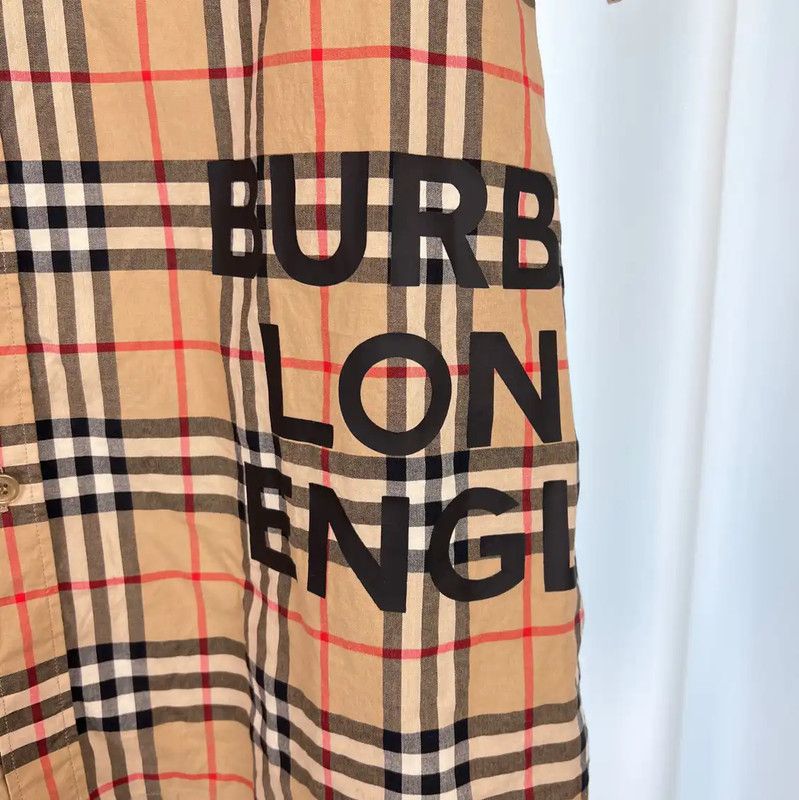 Burberry Burberry Beige Cotton Men's Shirt Size US M / EU 48-50 / 2 - 6 Thumbnail