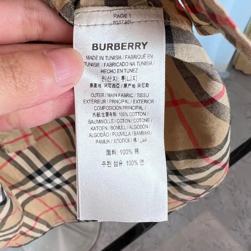 Burberry Burberry Beige Cotton Men's Shirt Size US M / EU 48-50 / 2 - 5 Thumbnail