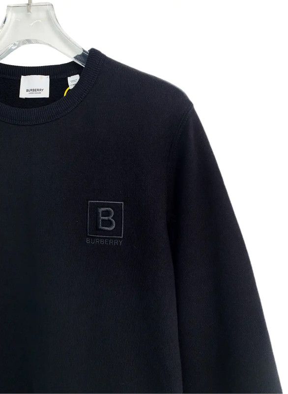 Burberry Burberry Black Cotton Men's Sweatshirt Size US XS / EU 42 / 0 - 4 Thumbnail