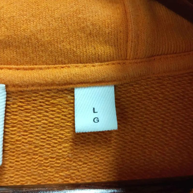 Burberry Burberry Orange Cotton Long Sleeve Hoodie Size US L / EU 52-54 / 3 - 5 Thumbnail
