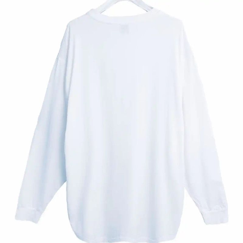 Burberry Burberry White Cotton Long Sleeve Tshirt Size US XL / EU 56 / 4 - 2 Thumbnail