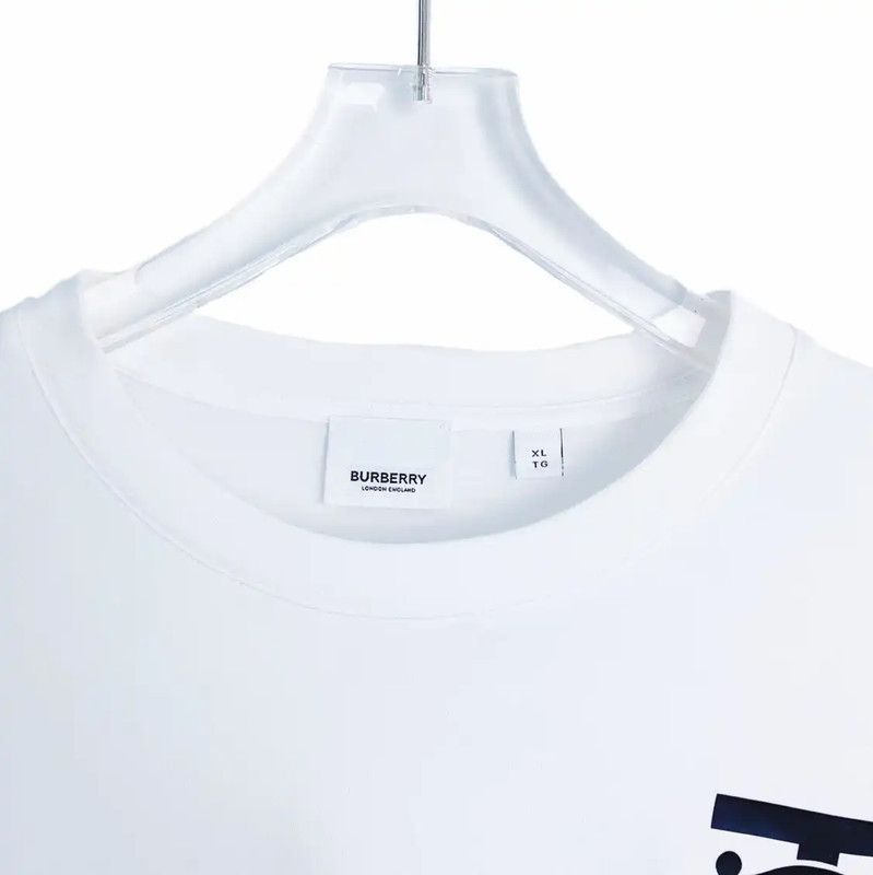 Burberry Burberry White Cotton Long Sleeve Tshirt Size US XL / EU 56 / 4 - 3 Thumbnail