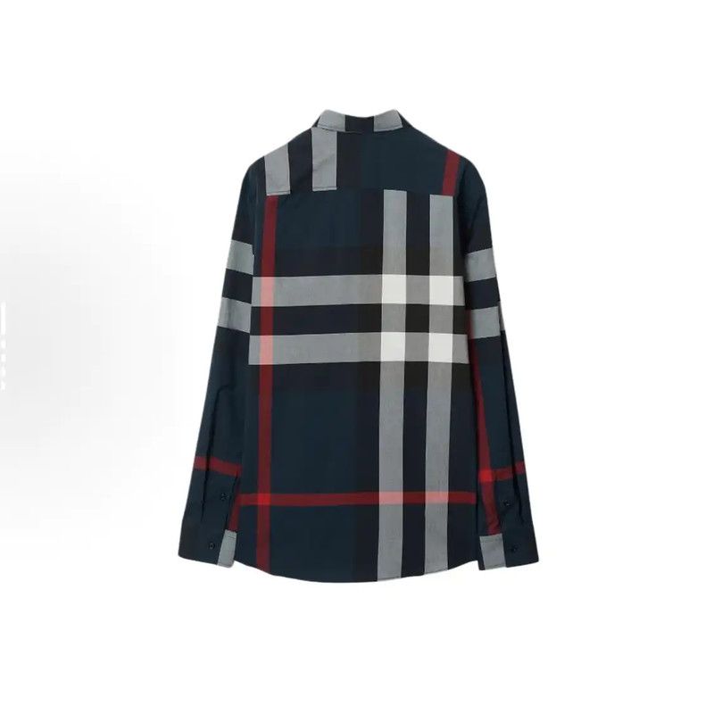 Burberry Burberry Men's Cotton Checkered Long Sleeve Shirt Size US S / EU 44-46 / 1 - 2 Thumbnail