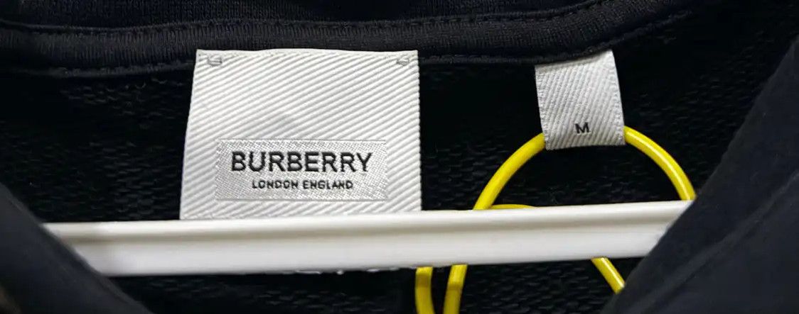 Burberry Burberry Black Cotton Men’s Hoodie Size US M / EU 48-50 / 2 - 4 Thumbnail