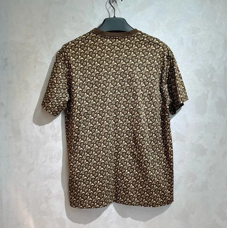 Burberry Burberry Brown Cotton Men's T-Shirt Size US S / EU 44-46 / 1 - 4 Thumbnail