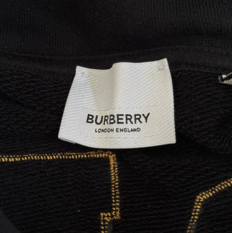 Burberry Burberry Black Men's Hoodie with Star Details Size US L / EU 52-54 / 3 - 3 Thumbnail