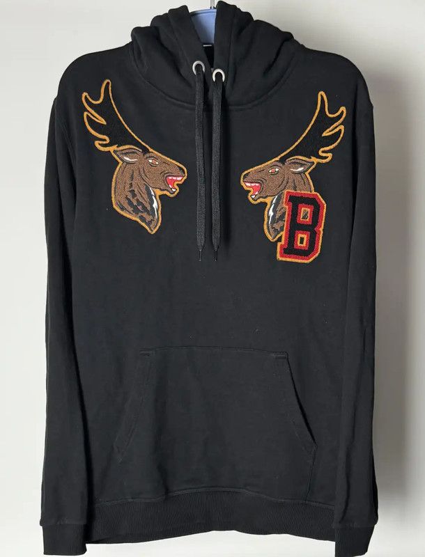Burberry Burberry Black Men's Hoodie with Star Details Size US L / EU 52-54 / 3 - 2 Thumbnail
