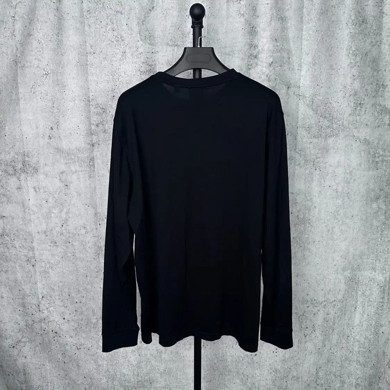 Burberry Burberry Black Cotton Long Sleeve T-Shirt Size US XL / EU 56 / 4 - 2 Thumbnail
