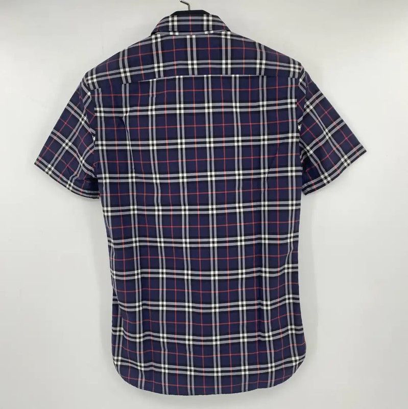 Burberry Burberry Men's Short Sleeve Check Shirt Size US S / EU 44-46 / 1 - 2 Thumbnail
