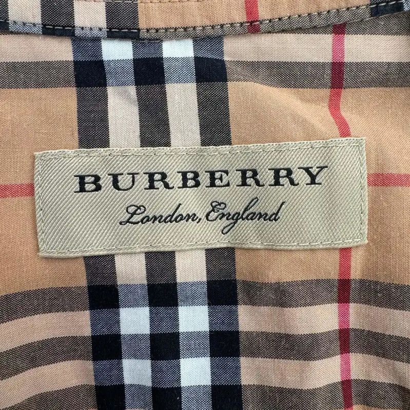 Burberry Burberry Brown Cotton Short Sleeve Shirt Size US M / EU 48-50 / 2 - 5 Thumbnail