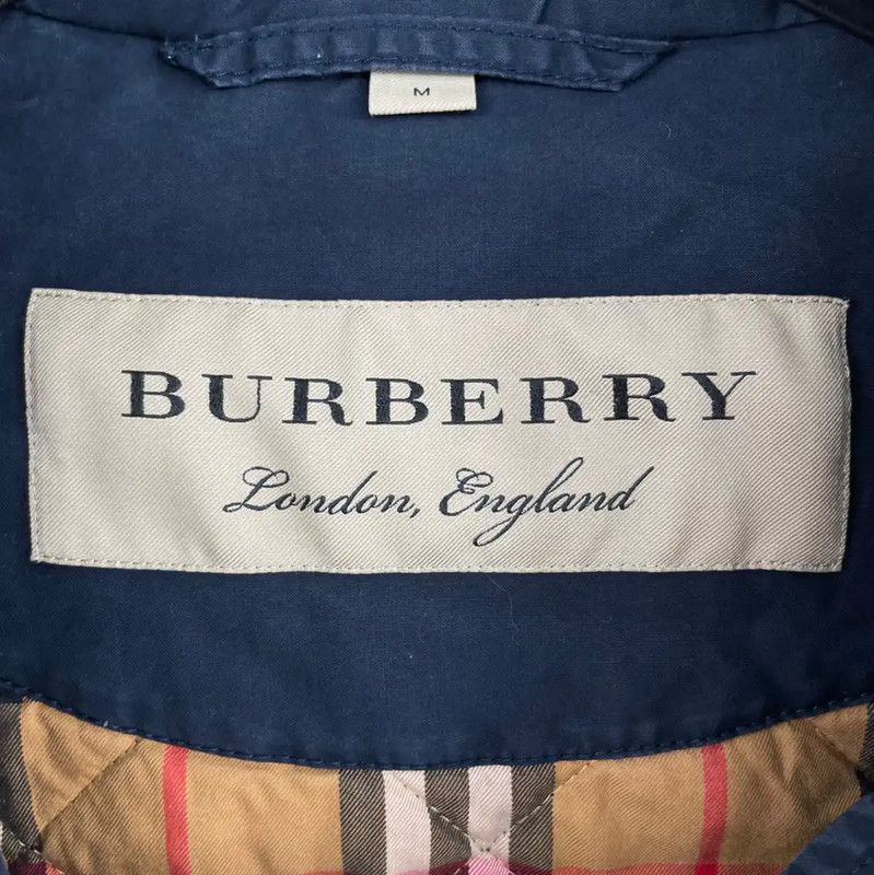 Burberry Burberry Men's Quilted Winter Blue Coat Size US M / EU 48-50 / 2 - 3 Thumbnail