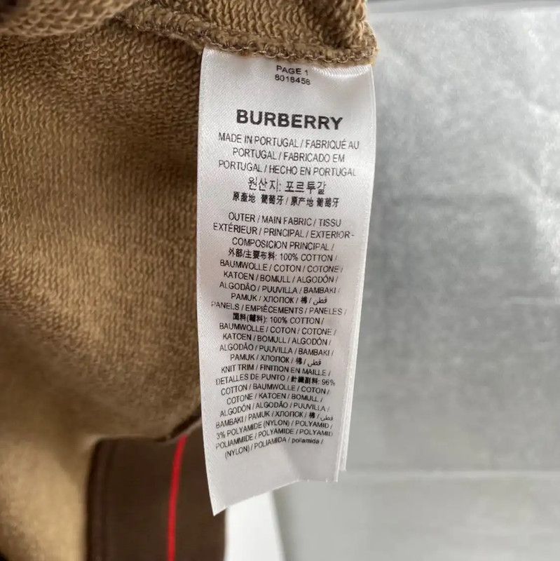 Burberry Burberry Winter Color-blocked Cotton Hoodie Size US S / EU 44-46 / 1 - 4 Thumbnail