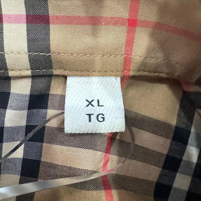 Burberry Burberry Brown Cotton Long Sleeve Shirt Size US XL / EU 56 / 4 - 5 Thumbnail