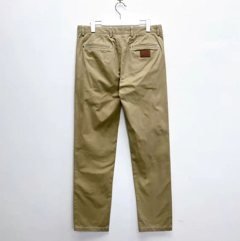 Burberry Burberry Khaki Cotton Logo Casual Pants Size US 42 / EU 58 - 2 Thumbnail