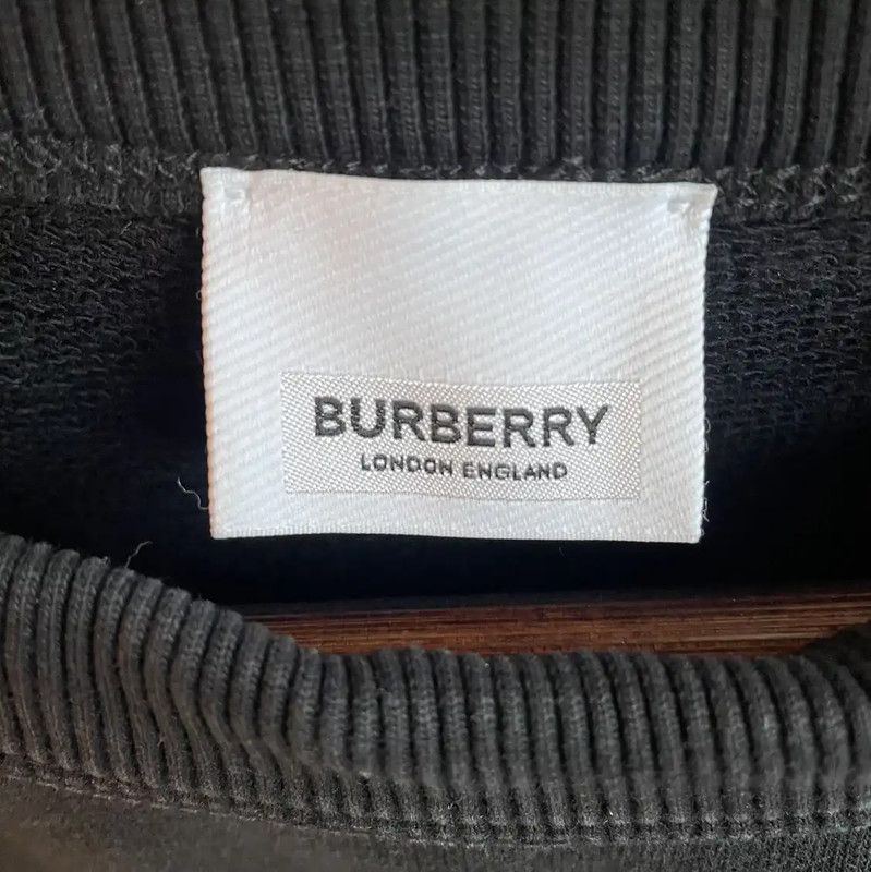 Burberry Burberry Cotton Black Men's Sweatshirt Size US XXL / EU 58 / 5 - 4 Thumbnail