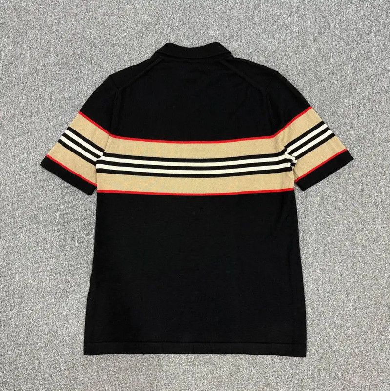Burberry Burberry Multicolor Cashmere Polo Shirt Size US M / EU 48-50 / 2 - 2 Thumbnail