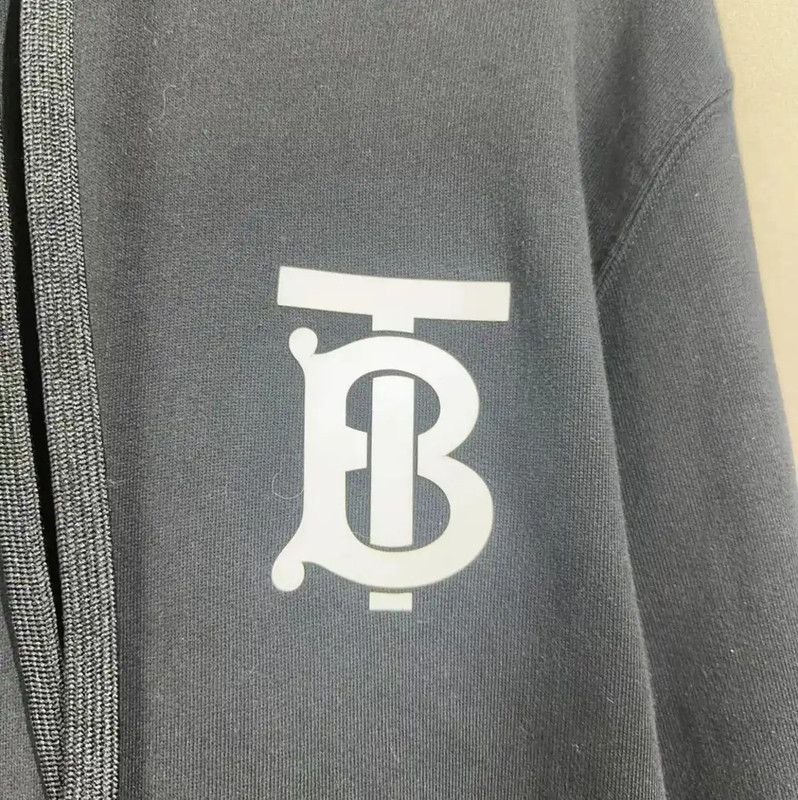 Burberry Burberry Black Cotton Blend Men's Hoodie Size US S / EU 44-46 / 1 - 3 Thumbnail